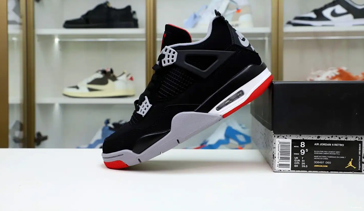 JORDAN 2019 OG 4 RETRO 'BRED' AIR 0508